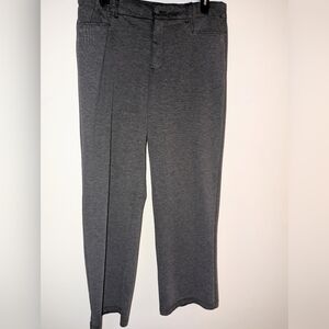 Lee Comfort Fit Straight Leg Charcoal / Heather Grey Pants Women's Size 18